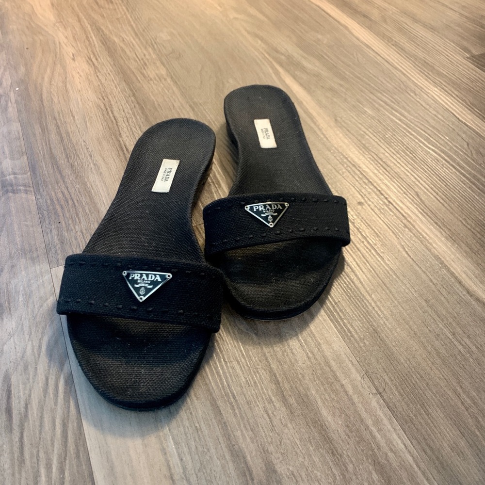 Prada flat sandals